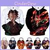 Яркая толстовка с 3D-принтом Demon Slayer Kimetsu No Yaiba для повседневной носки