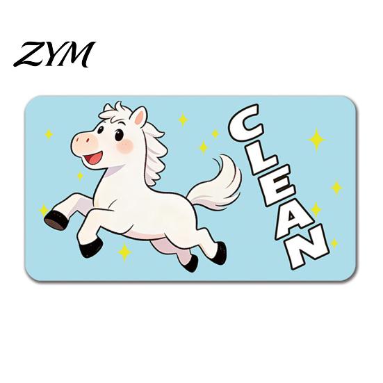 Decorative Dishwasher Magnet Cartoon Animal Dirty Clean Magnet, Double-sided Magnetic Indicator, Dish Washing Machine Decoration Kitchen Sign