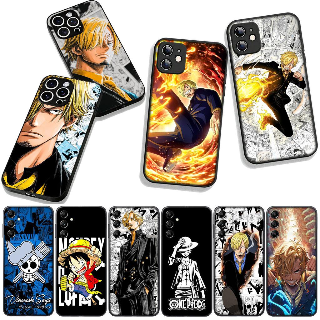 Обои Sanji One Piece Luffy Чехол для Motorola Moto G54 G05 G24 G45 G55 G75 G85 G15 G57 G86 Power Edge 50 30 Fusion neo Pro