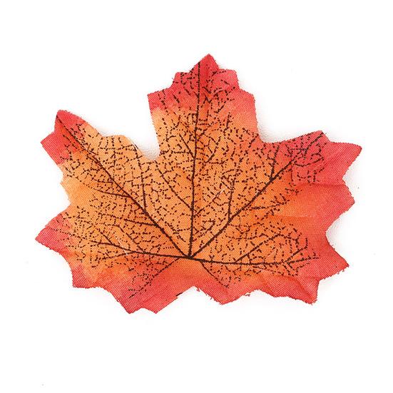 50 шт. искусственный кленовый лист реалистичная ткань осенние листья для дома и улицы Хэллоуин осень