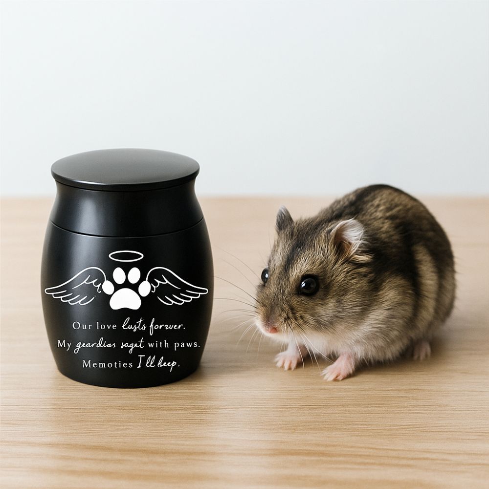 Waterproof Mini Pet Ashes Box Dustproof Pet Cremation Urn  for Cats Birds Hamster Dogs