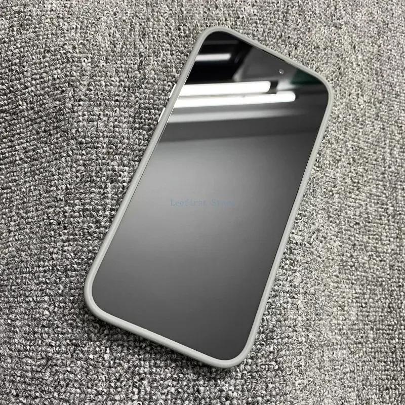 Fashion Metal Frame Case For iPhone 15 14 13 12 11 Pro Max Plus Transparent Acrylic Soft Shockproof Bumper Cover
