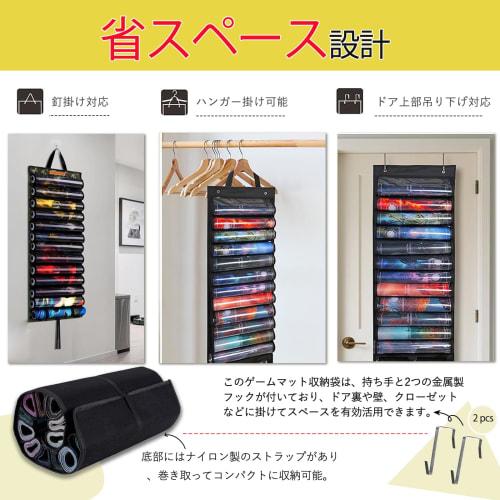 ThreeSix Playmat Case, 13-Piece Capacity, Designed for TCG Card Games, with Clear PVC Window, Dust-Resistant, Space-Saving, Hanging Strap, and Retract