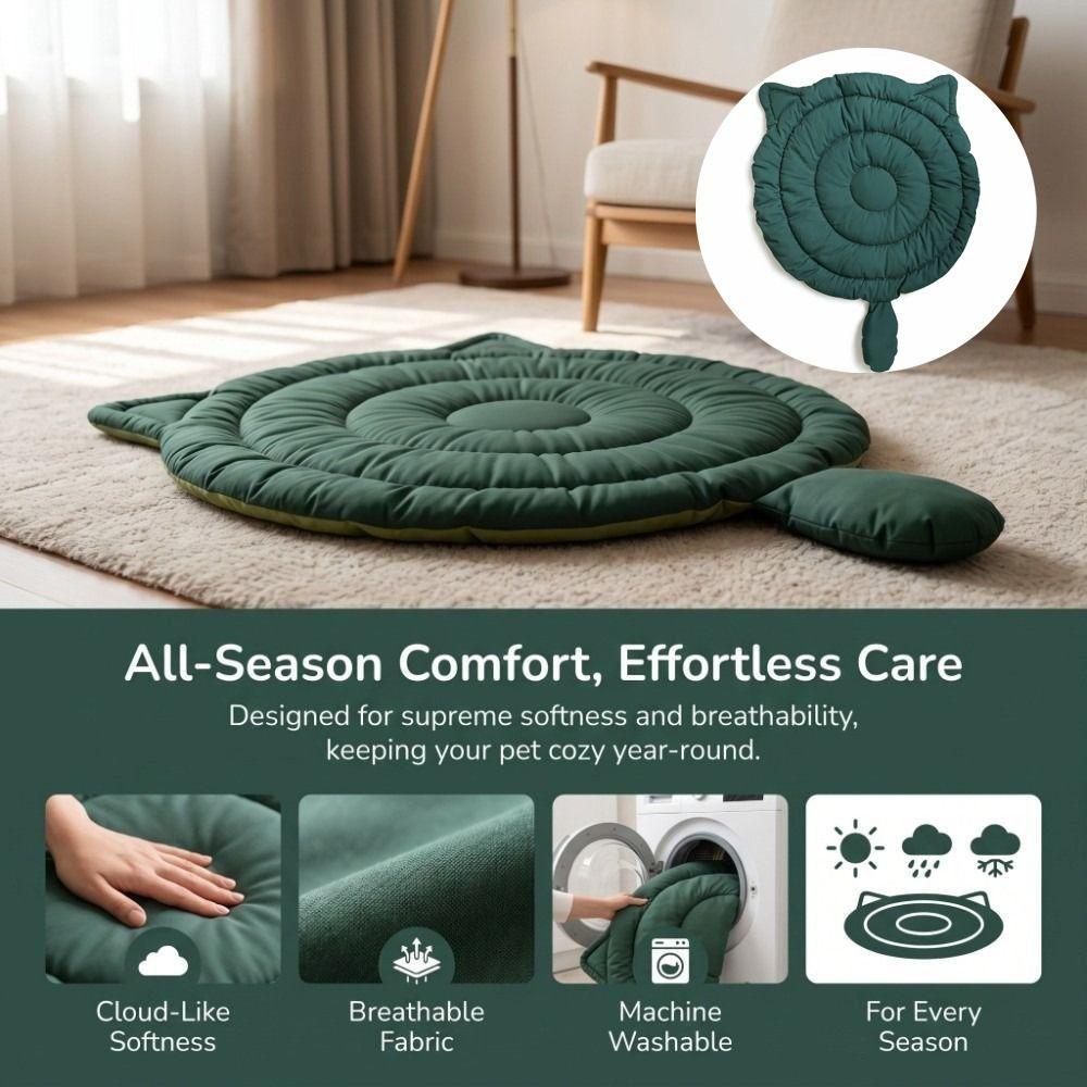 Soft Dog Mat Washable Pet Cushion Mat Cat Sleeping Pad Indoor