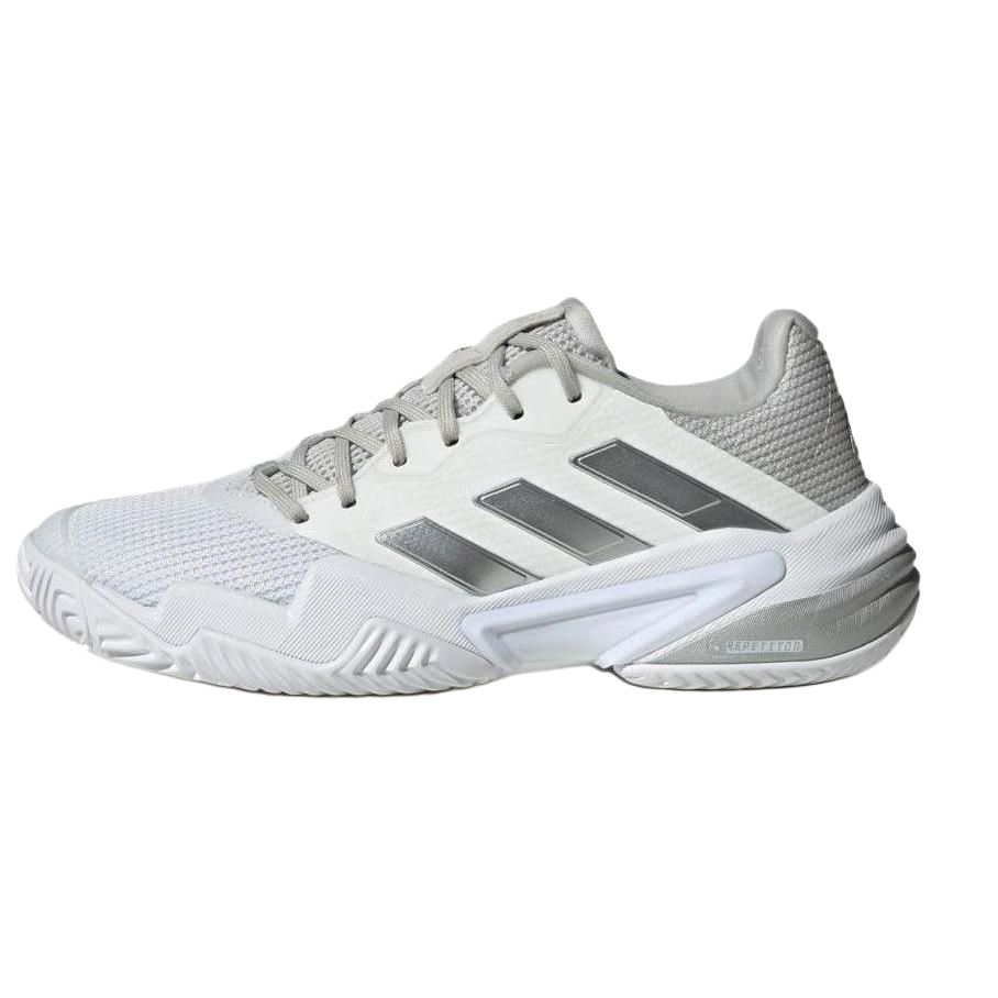 adidas Barricade 13 белые серые женские кроссовки Cloud-White Core-Black Grey-One IF0407