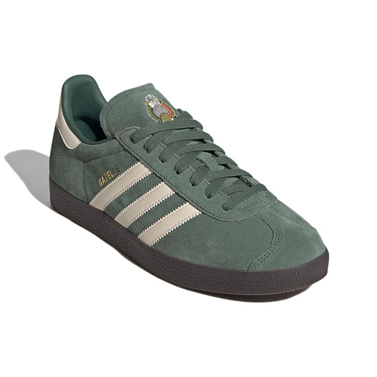 adidas Коллекция ретро национальной сборной Gazelle - мужские кроссовки Mexico Green Green-Oxide Wonder-White ID3726