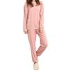 Gdnelhuonox Pajama Loose Long Loose Solid Pullover Perfect for and Fall Women's Set, Loungewear, Sleepwear, Soft, Fit, Sleeves, Cute, Fit, Color,