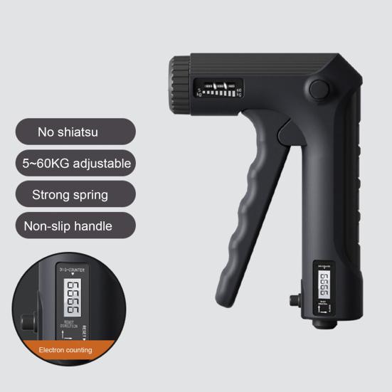 Профессиональный силовой тренажер для рук, усилитель предплечья с усилителем для захвата пальцев, регулируемое сопротивление, нескользящий захват для рук