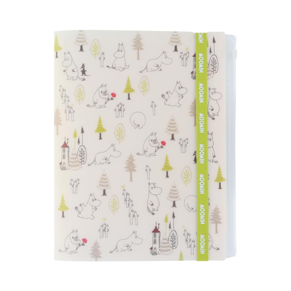 Stationery Moomin Clear File with 25 S2173344 Sun-Star Band, Spring/Summer Moomin,