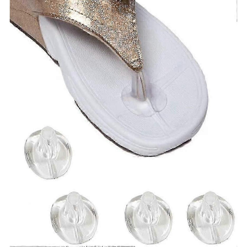 5 Pairs Silicone Toe Protectors For Sandals Transparent Sandals Ongs Cushion