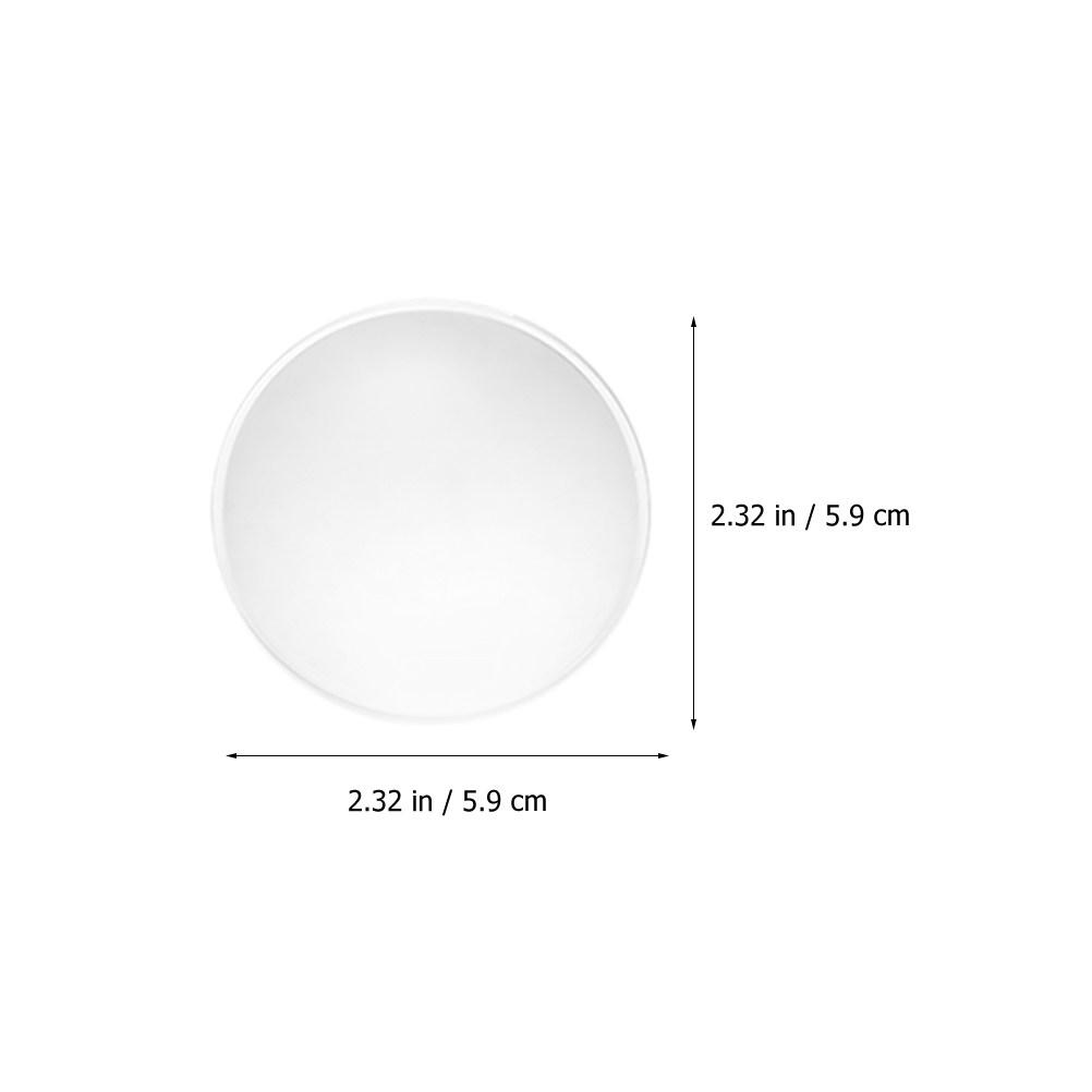 10Pcs Double Convex Lens Clear Round Acrylic Magnification Lens Accessories for Magnifiers Telescopes Magnifier Making Supplies