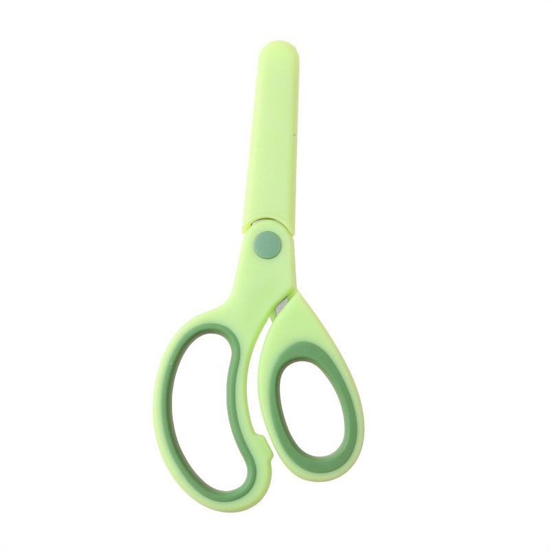 Left-handed Scissors Student Stainless Steel Colorful Cute Scissors Children's Small Scissors Simple Safety Office Scissors