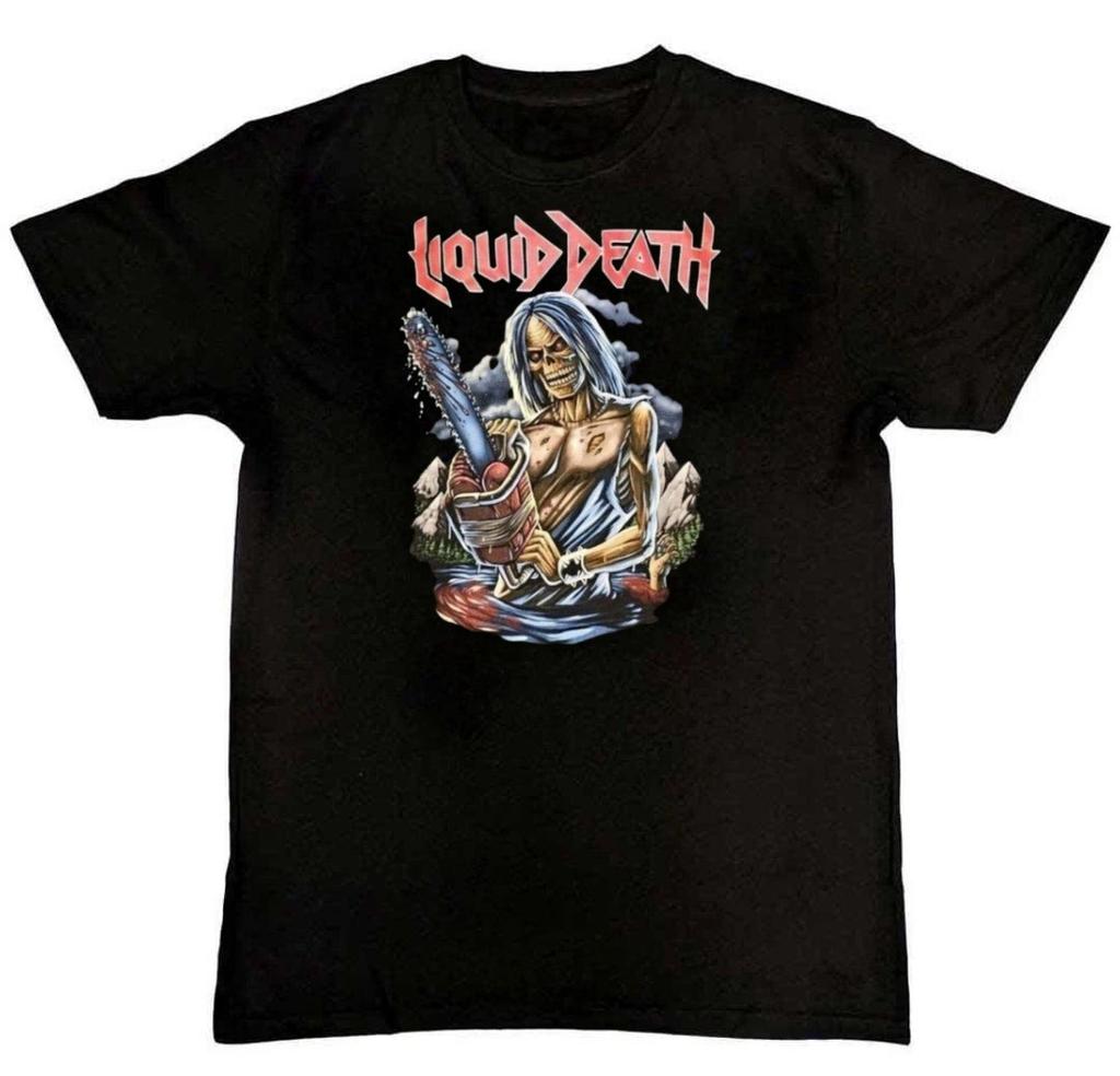 liquid death band Mens Graphic Print T-Shirt