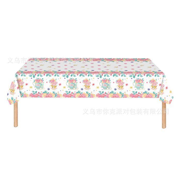 Посуда для послеобеденного чаепития, Тарелки для чаепития, Бумажные стаканчики, Скатерти, Украшения на день рождения