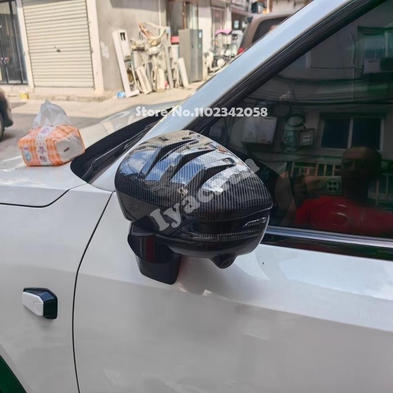 RHD LHD For Changan Deepal S07 2024 ABS BLACK Exterior Side Mirror Cover Rearview Mirror Cap Reverse Mirror Shell Sticker