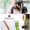 Laficaro Adjustable Genuine Italian Leather Camera Strap for DSLR and Mirrorless for Men and Women Cameras, Brown,