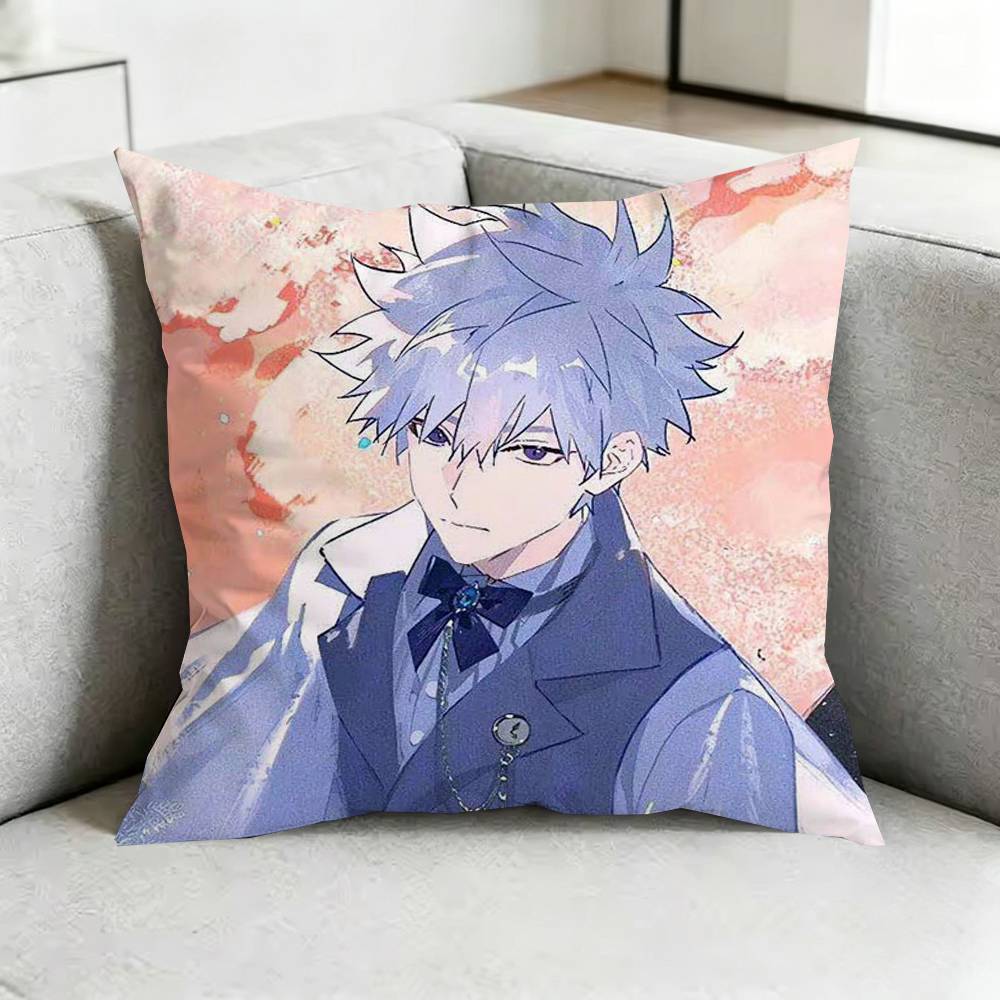 Link CClick Anime Pillow Case Square DoubleSided Sofa Cushion Cover Bedroom Bedside Pillow Gift