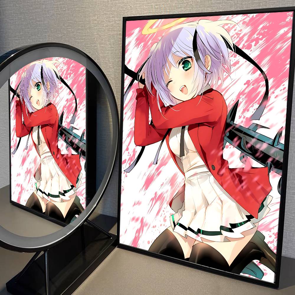 B-Bokusatsu T-Tenshi Dokuro-chan Качественные принты и плакаты Водонепроницаемая бумажная наклейка Постеры для кофейни и бара Настенные наклейки