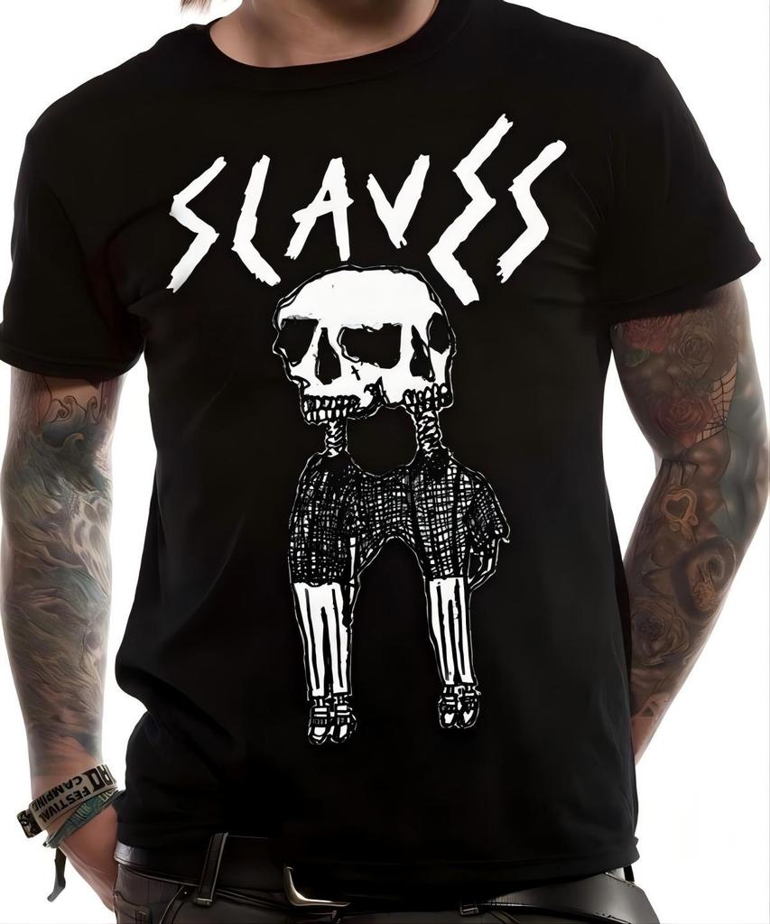 Футболка с принтом группы Slaves