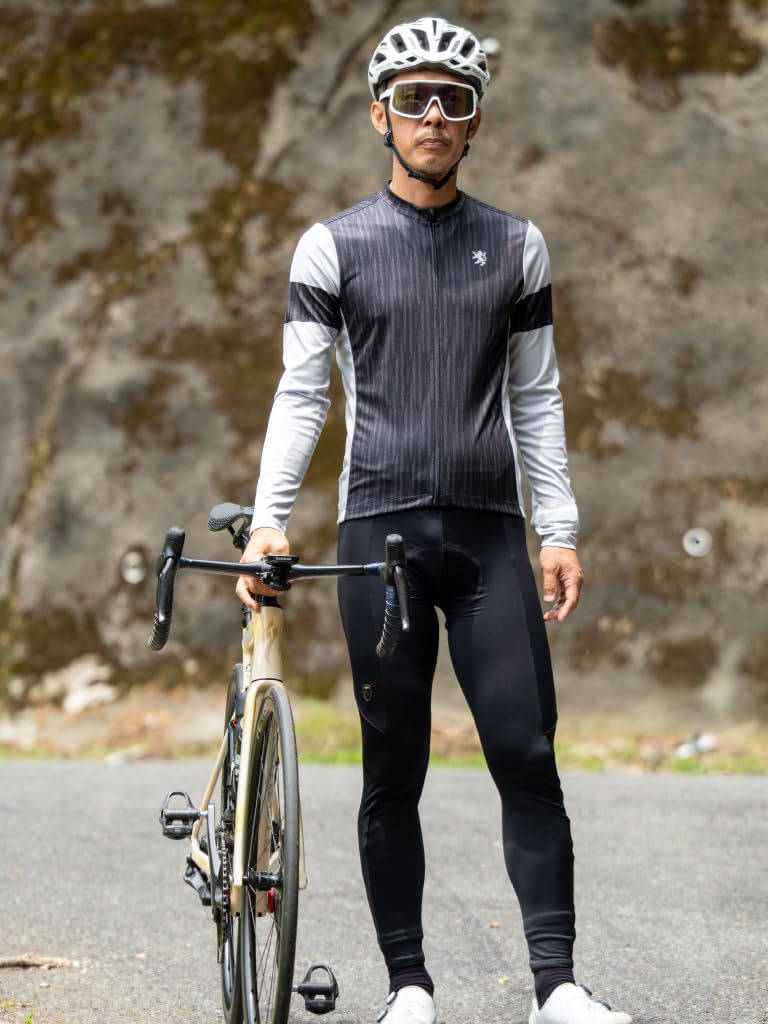 Велосипедная джерси с длинным рукавом Lion de Capelmuur с принтом, размер L, Windglass, черная,