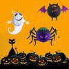 Lantern Halloween Paper Pendant Hanging Decoration 3d Spooky Spider Bat Ghost