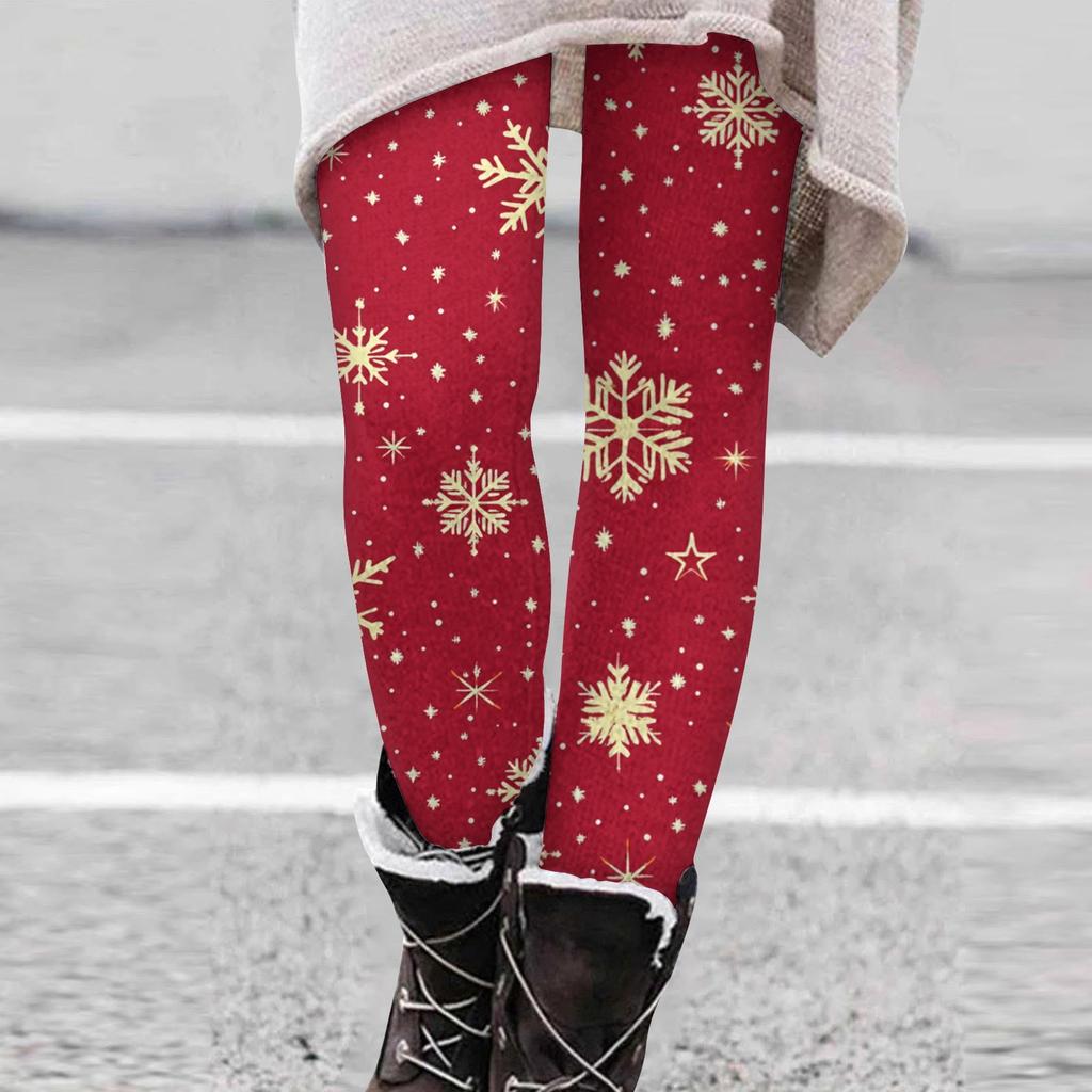 Женские брюки с принтом, эластичные мягкие хлопковые леггинсы, повседневная домашняя пижама