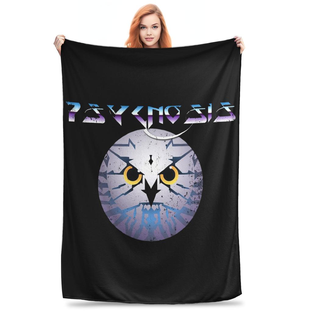 amiga psygnosis owl Blanket Soft Warm Flannel Throw Blanket Bedding for Bed Living room Picnic Travel Home Sofa