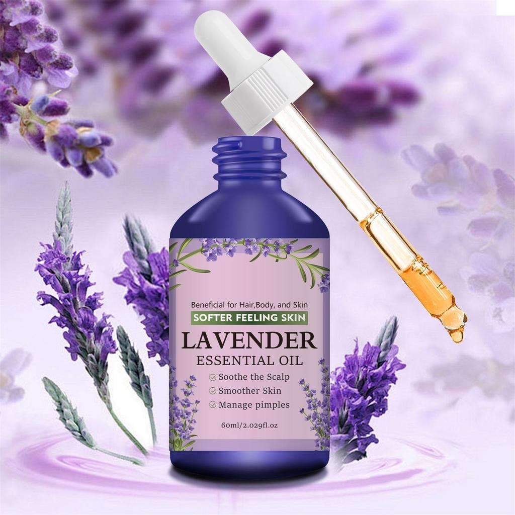 Травяная сыворотка для массажа с маслом лаванды, успокаивающая кожу, сыворотка для массажа во время сна, масло 60 мл