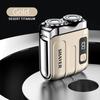 Electric Smart Shaver Household Car Shaver Digital Display Mini Dual Blade Rechargeable Shaver Powerful Men's Gift Shaver