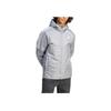Adidas Essentials Insulated Hooded Jacket Logo Print Zip Long Sleeve Jacket Men Jacket Gray IK5684