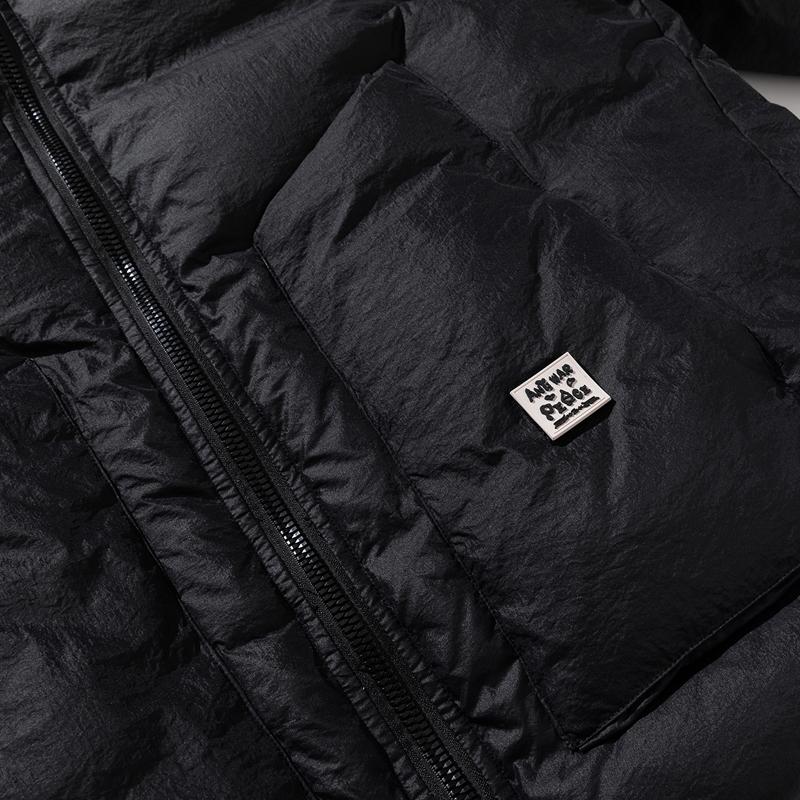 Fashion Winter Down Jackets Men Black Outerwears 2024 Sleeves Detachable Thick Warm Men's Puffer Jackets