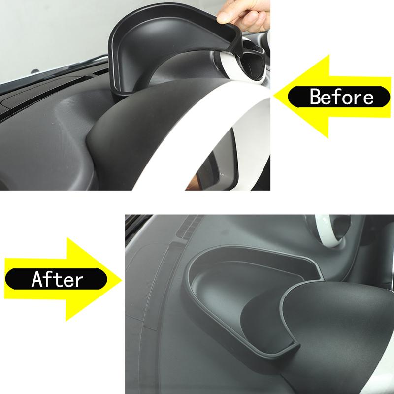 Dashboard Storage Box Stowing Tidying Car Organizers Tray Car Accessories For Mercedes Benz Smart 453 Fortwo Forfour 2016-