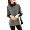 CCGGOWMM High Long Cut and Pullover Loose Casual Plus Sizes Simple Perfect for and Winter Women's Hoodie, Neck, Sleeve, T-Shirt, Sewn, Sportswear,
