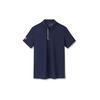 Футболка поло с коротким рукавом Ice Silk Breathable, мужская футболка поло, темно-синяя 152327108-3