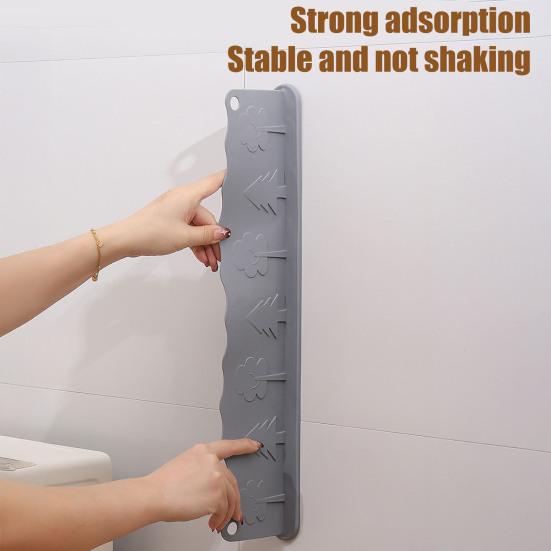 Sink Splash Guard with Suction Cups Vegetable Washing Water Splash Protector Kitchen