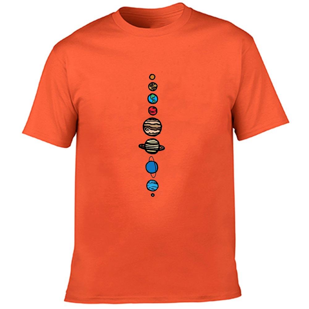 Planets Print Men S Funny Summer T Shirt Fashion Short Sleeve Streetwear Harajuku Graphic Tees Men