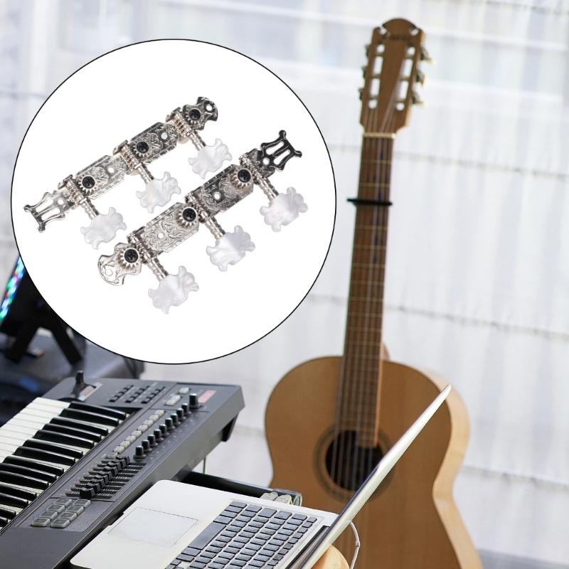 Vintage Classical Guitar Machine Head Tuners  Left Right Hand Guitar Tunings Pegs Key for Acoustics Guitar Part