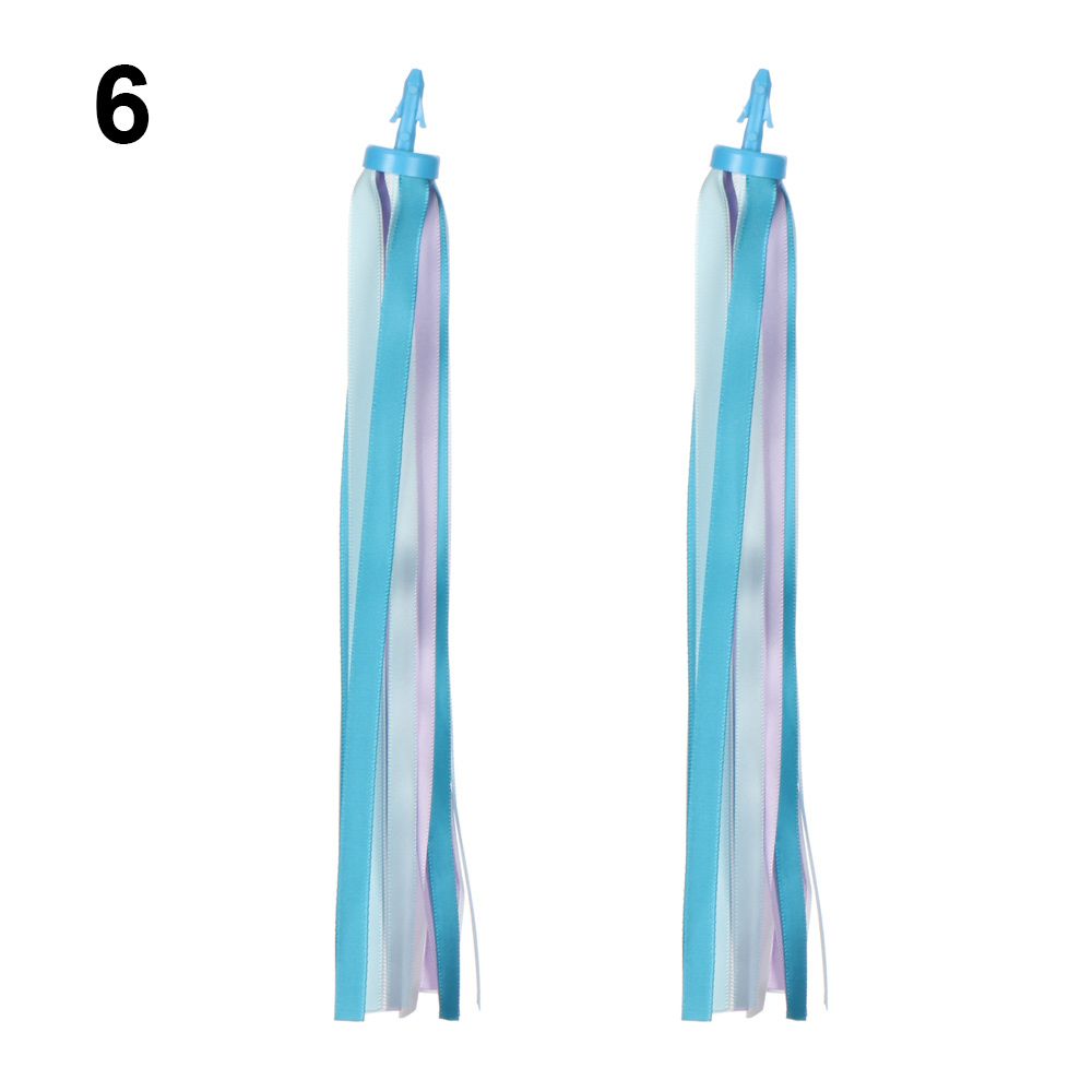 2pcs Cycling Tricycle Handlebar Tassels Colorful Kids Girls Boys Handlebar Streamers Tassels Cycling Accessories