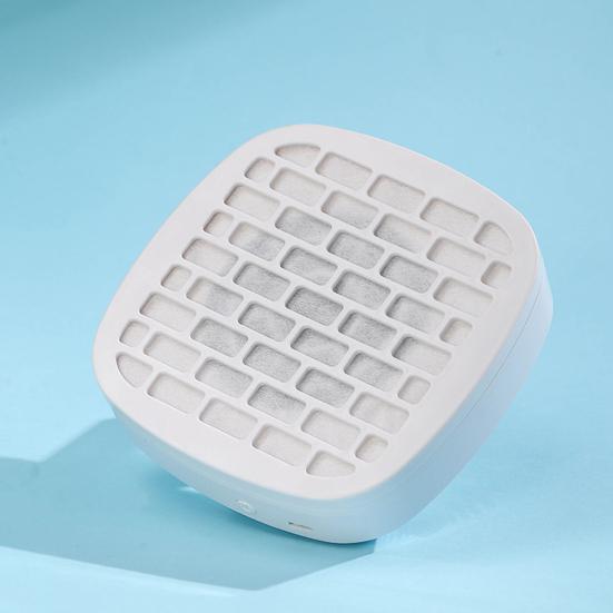 Мини-пылесос для ногтей USB Мощное всасывание 3200 об/мин Пылесборник для ногтей 3 регулируемые скорости Портативный для путешествий дома салона Вентилятор для пылесоса для ногтей с фильтром