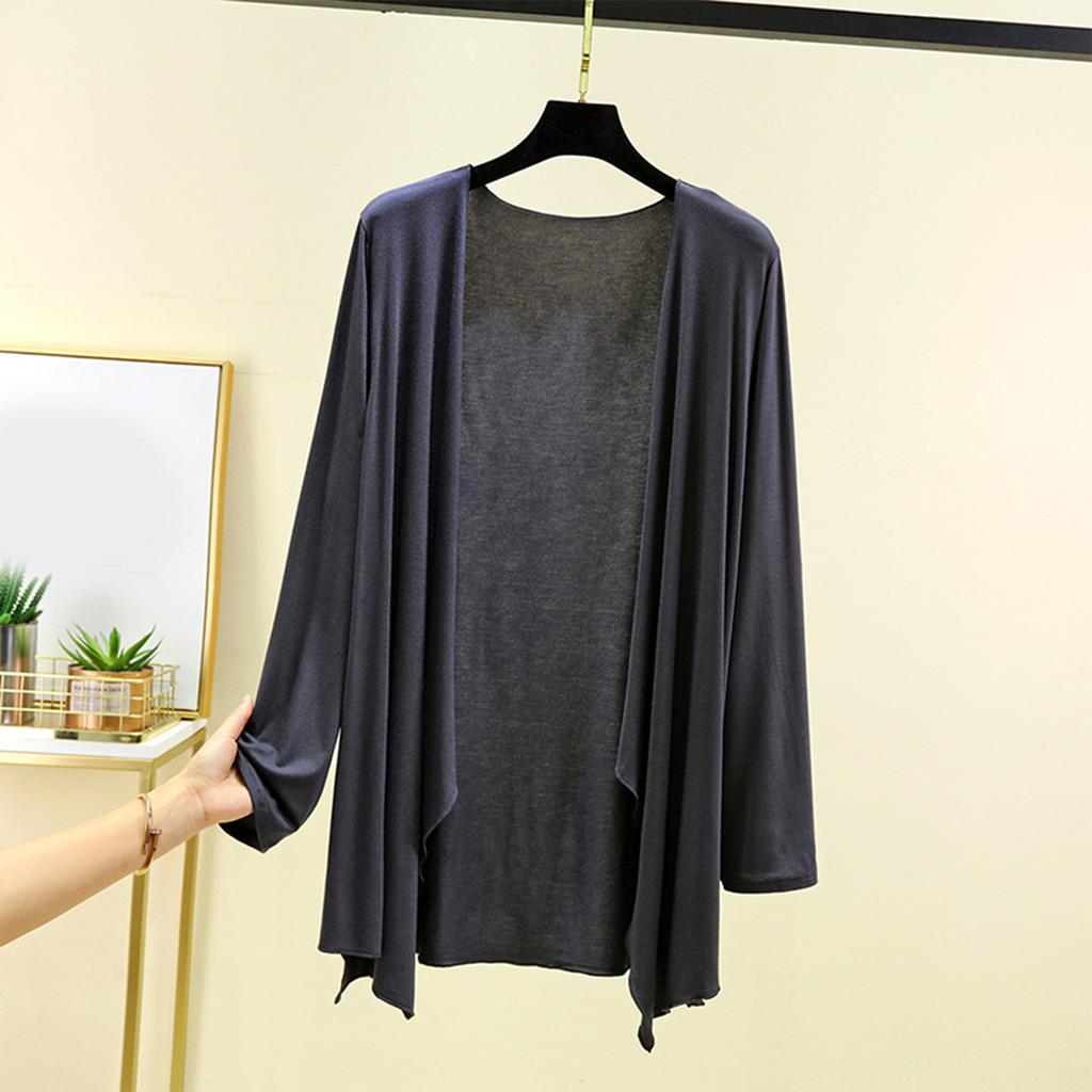Women's Summer Long Sleeved Cardigan Oversized Top And Shawl Thin Jacket