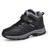 Men Boots Winter Boots Non-slip Warm Snow Shoes Men Cotton Boots Male Shoes Comfortable Low Top Hiking Shoes Men