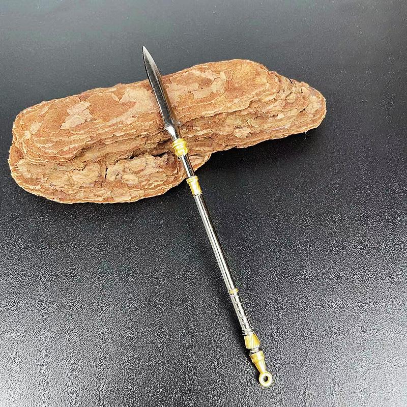 Мини-катана для косплея, декоративный муляж меча, реквизит для декора оружия, китайский металл, миниатюрные настольные аксессуары, ретро-игрушечный нож