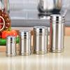 Stainless Steel Seasoning Pot Stash Jar Storage Box with Lid Jars for Spices Bottles and Bottle-f-jars Boxes Cover Glass Bamboo