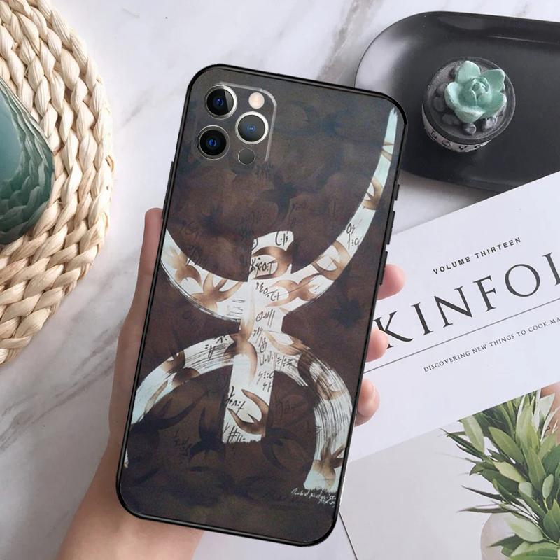 Чехол для телефона с берберским символом Амазигов Для iPhone 16 Pro 11 12 13 14 15 Pro Max Mini XS X XR 7 8 16 Plus Чехол Coque