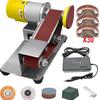 Multifunctional 15° Mini Electric Sanding Belt and Polishing Machine for Woodworking and Knife Sharpening
