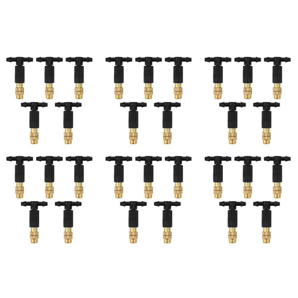 5-50 шт. 4/7 Капельница Головка для капельного полива Распылительная форсунка Регулируемая медная головка-распылитель Сельскохозяйственные форсунки для туманообразования