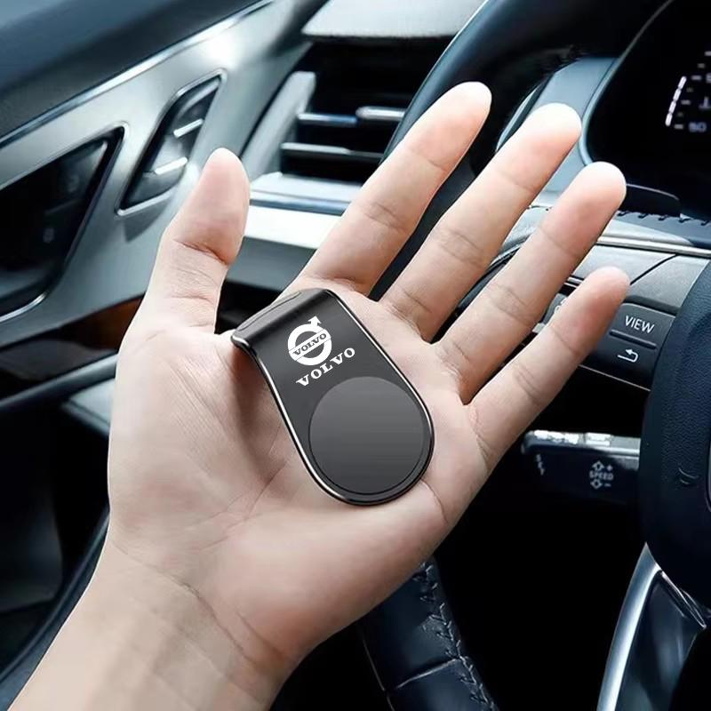Автомобильный металлический магнитный держатель для телефона для Volvo XC90 V90 V60 XC60 V40 S80 S60 S90 C40 XC40 V70 XC70 C30 C70 EX90 Rdesign