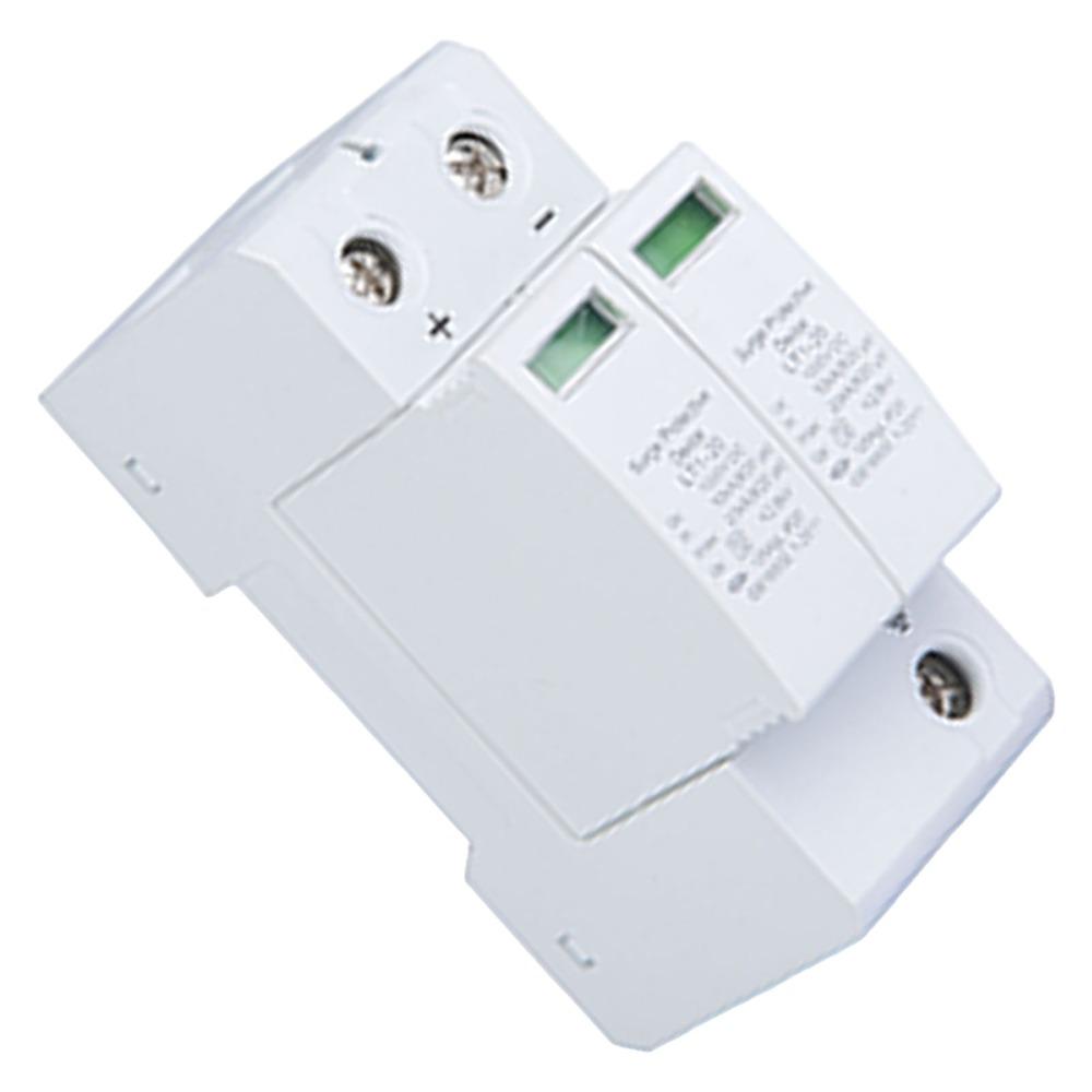 Overvoltage Protection 2P Lightning Protector 1000V 20KA Low Voltage Arrester DC Photovoltaic Protector Home Protection