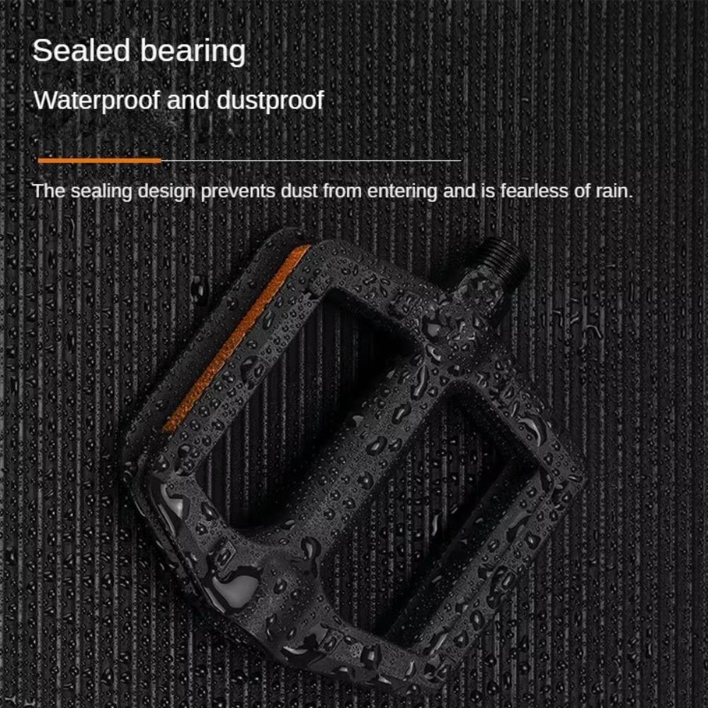 Плоская педаль для велосипеда с двойным герметичным подшипником, аксессуары для езды, прочные велосипедные аксессуары, горный велосипед, шоссейный велосипед