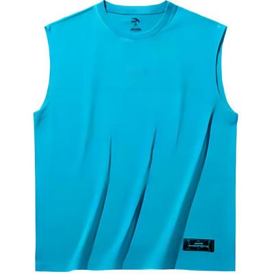 Свободный крой Letter Breathable Basketball жилет Мужские топы Fantasy-Blue 952511102-3